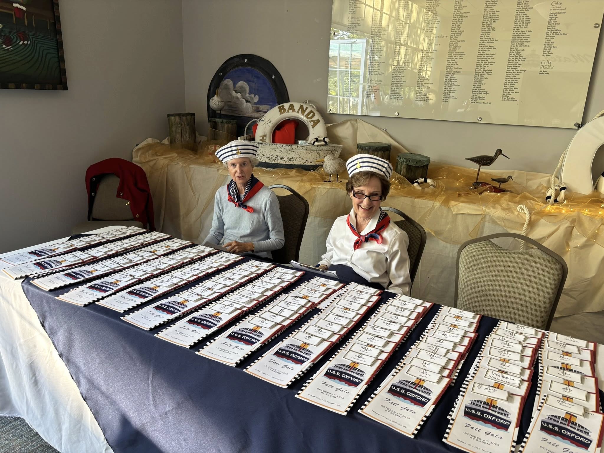 Gala greeters